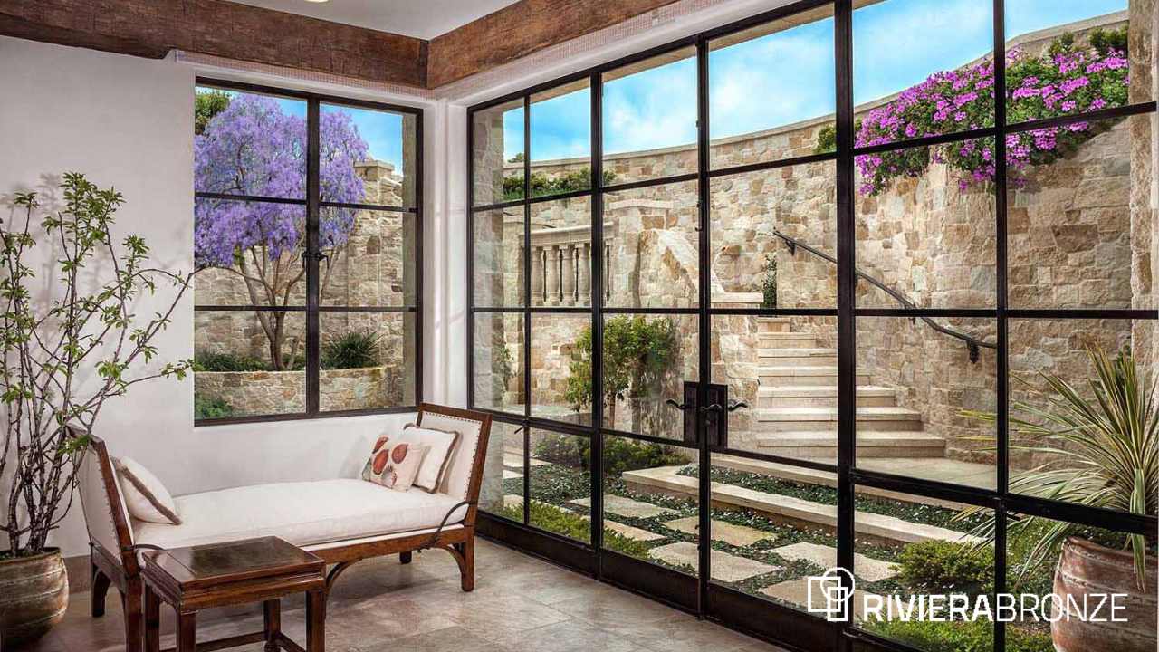 Custom vs. Standard Steel Doors and Windows (1) Custom vs. Standard Steel Doors and Windows - Riviera Bronze